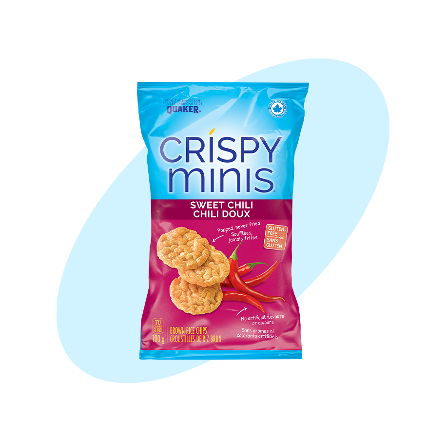 Quaker Crispy Minis Sweet Chili Flavour Brown Rice Chips